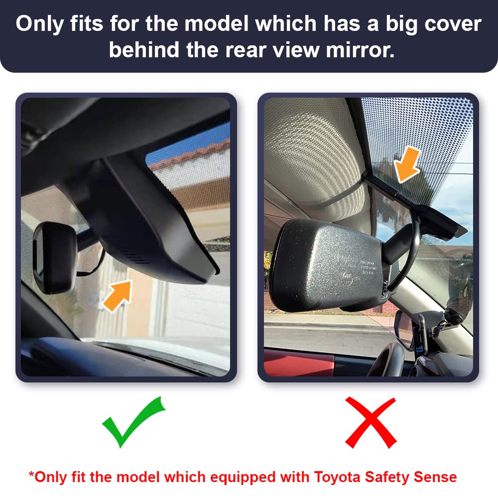 Fitcamx 4K Dash Cam Compatible With Toyota Tacoma 2018 2019 2020 2021 2022 2023 Limited Sr5 Sr Trd Sport Off Road Pro, Oem Facto