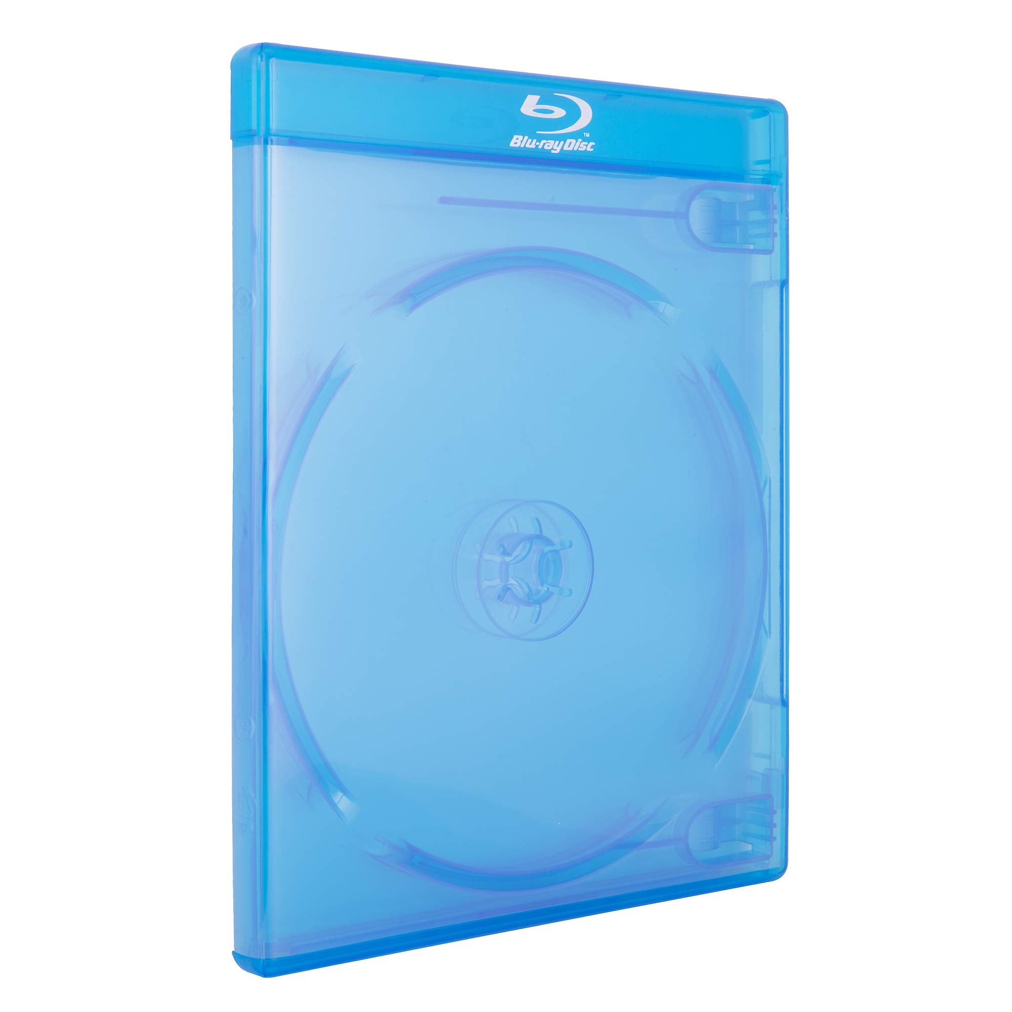 Aceplus Double 2 Disc Blu Ray Cases With 12Mm Standard Thickness, Screen Printed Logo And Clear Wrap Around Sleeve (10 Pack)