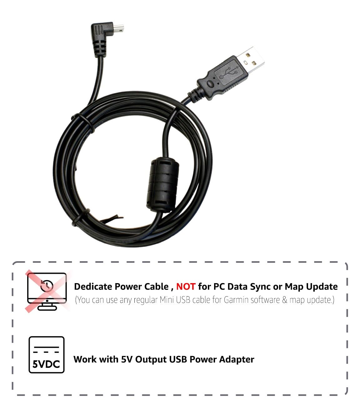 Edo Tech 6 Ft Mini Usb Car Charger Power Cord For Garmin Nuvi Drive Drivesmart Driveassist Drivetrack Rv Auto Handheld Navigatio