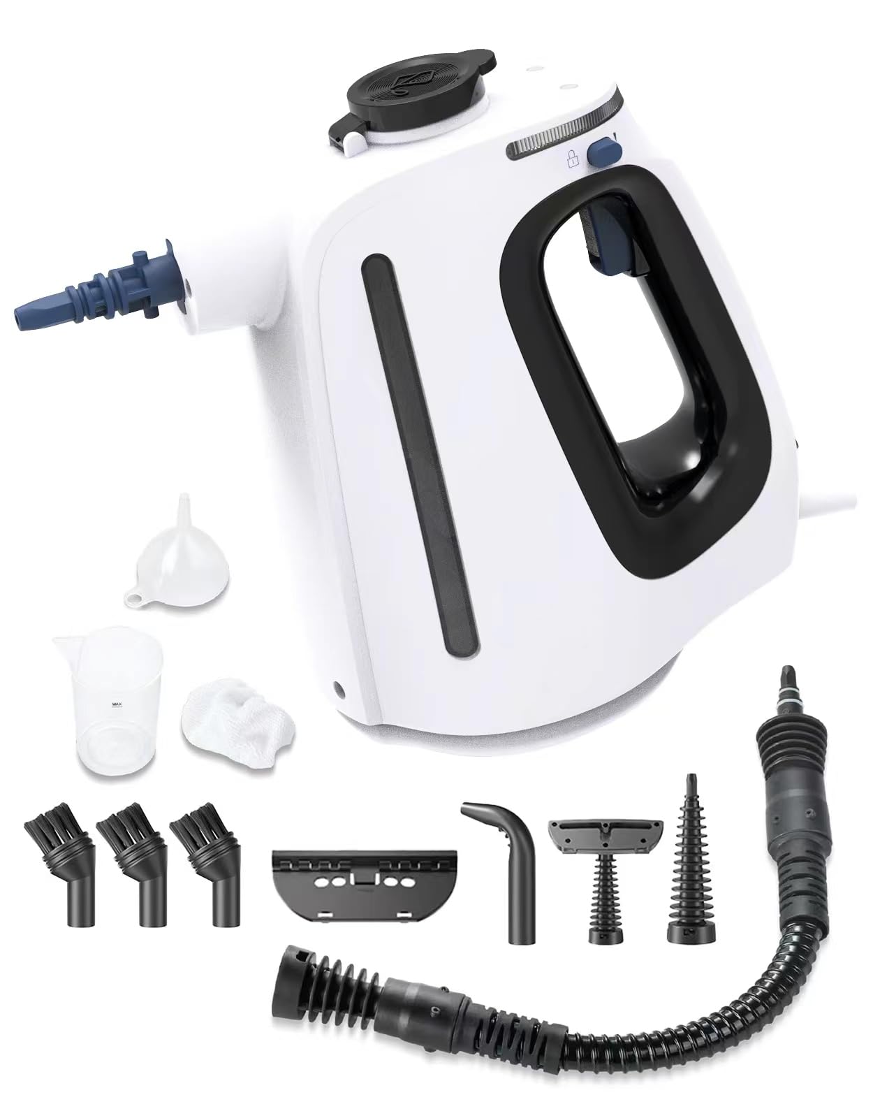 ERYXO Handheld Steam Cleaner, UPGRADED Pressurized Steamer for Cleaning with 11 Accessories, 15 Seconds Fast Heating, High Tempe