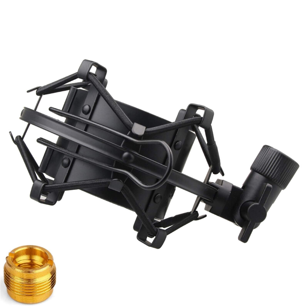 Miwayer Universal Microphone Shock Mount,Most Advanced Cobweb Anti Vibration Structure Compatible With 1.6 1.8''(42 47Mm) Large
