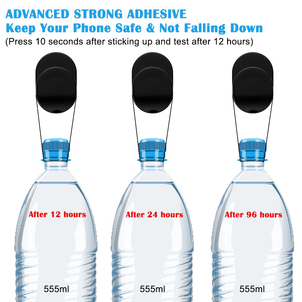 Sonku 6 Piece Ring Hook Mount Accessories, Upgrade Version Phone Mount Hook For Universal Cellphone Finger Ring Holder Grip Stan