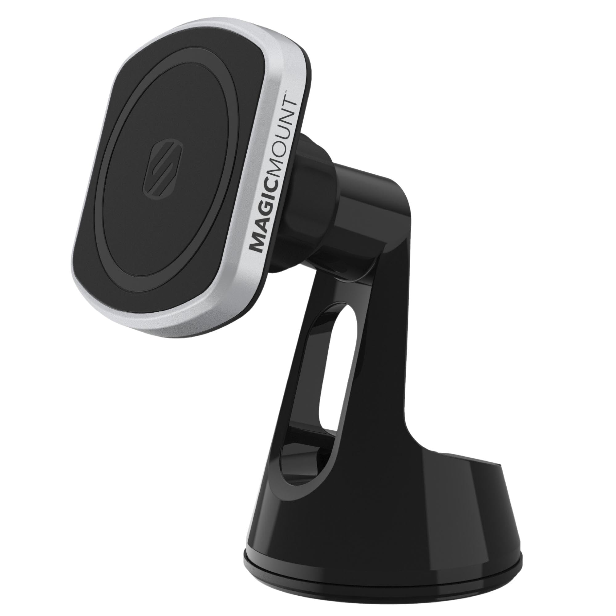 Scosche MP2WD XTSP MagicMount Pro2 Magnetic Car Phone Holder   Ultimate Magnetic Car Mount for Windshield or Dashboard with Suction Cup   Compatible with MagSafe, iPhones, Galaxy, Pixel & Smartphones