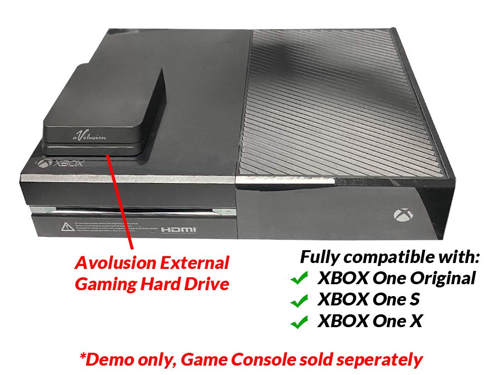 Avolusion M2 Series 2Tb Usb 3.0 Portable External Gaming Hard Drive (Compatible With Xbox One, Pre Formatted)   2 Year Warranty