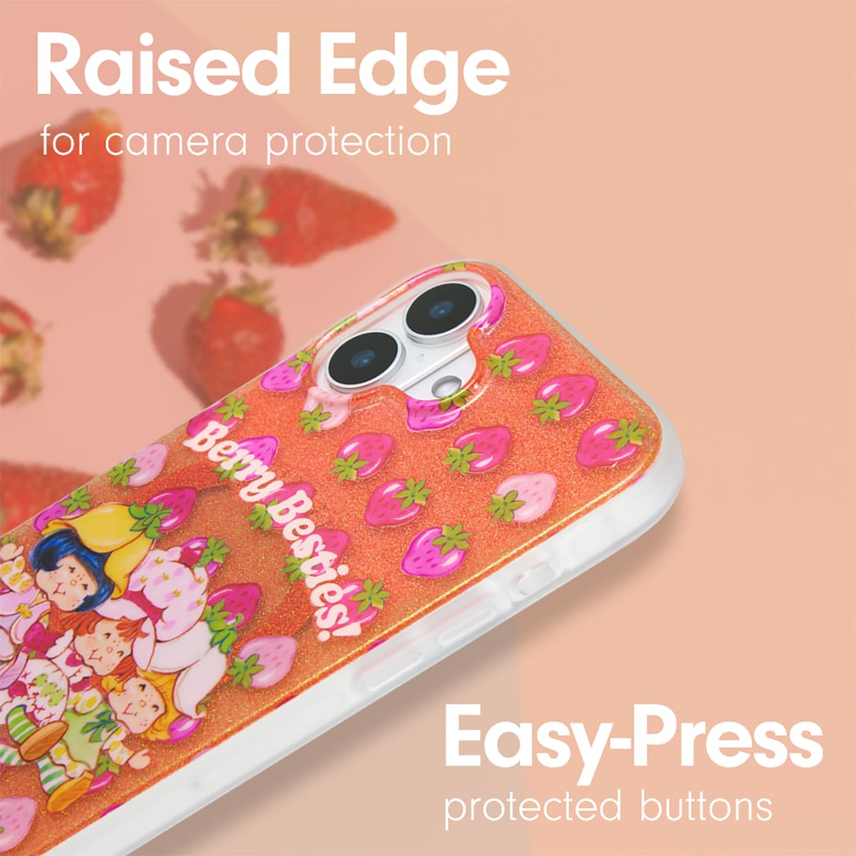 Sonix X Strawberry Shortcake Case For Iphone 16 | Compatible With Magsafe | 10Ft Drop Tested | Strawberry Shortcake Berry Bestie