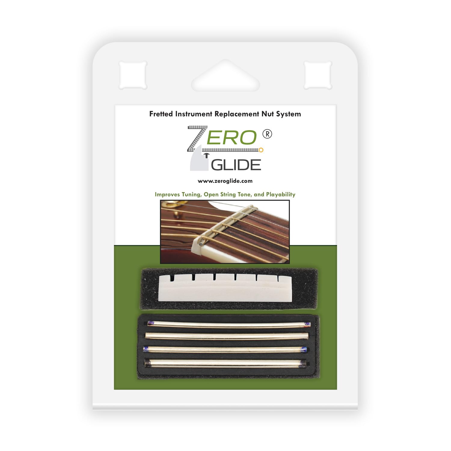 Zero Glide Slotted Zs 1 Guitar Nut System For Gibson