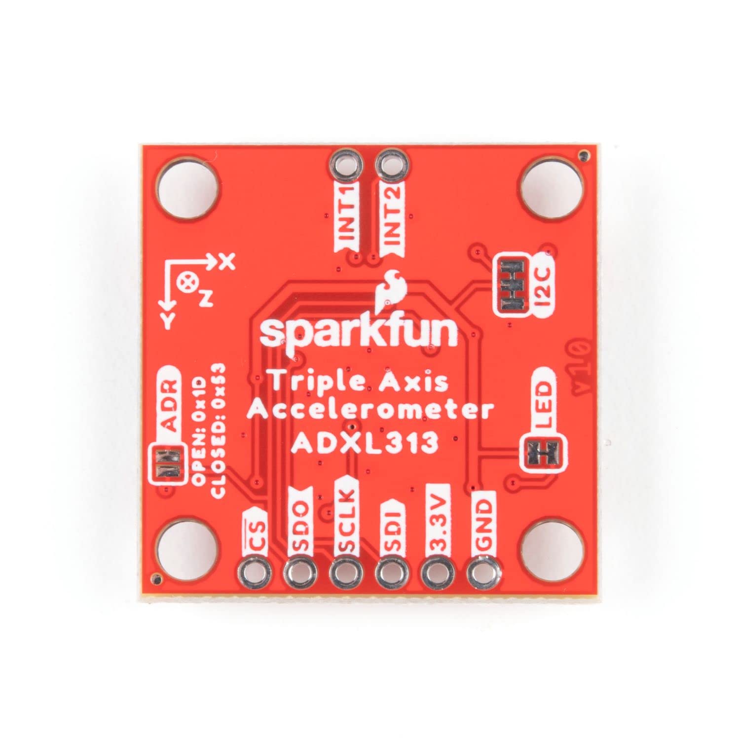 Sparkfun Triple Axis Digital Accelerometer Breakout   Adxl313 (Qwiic)   Low Cost Low Power Up To 13 Bit Resolution 3 Axis Accele
