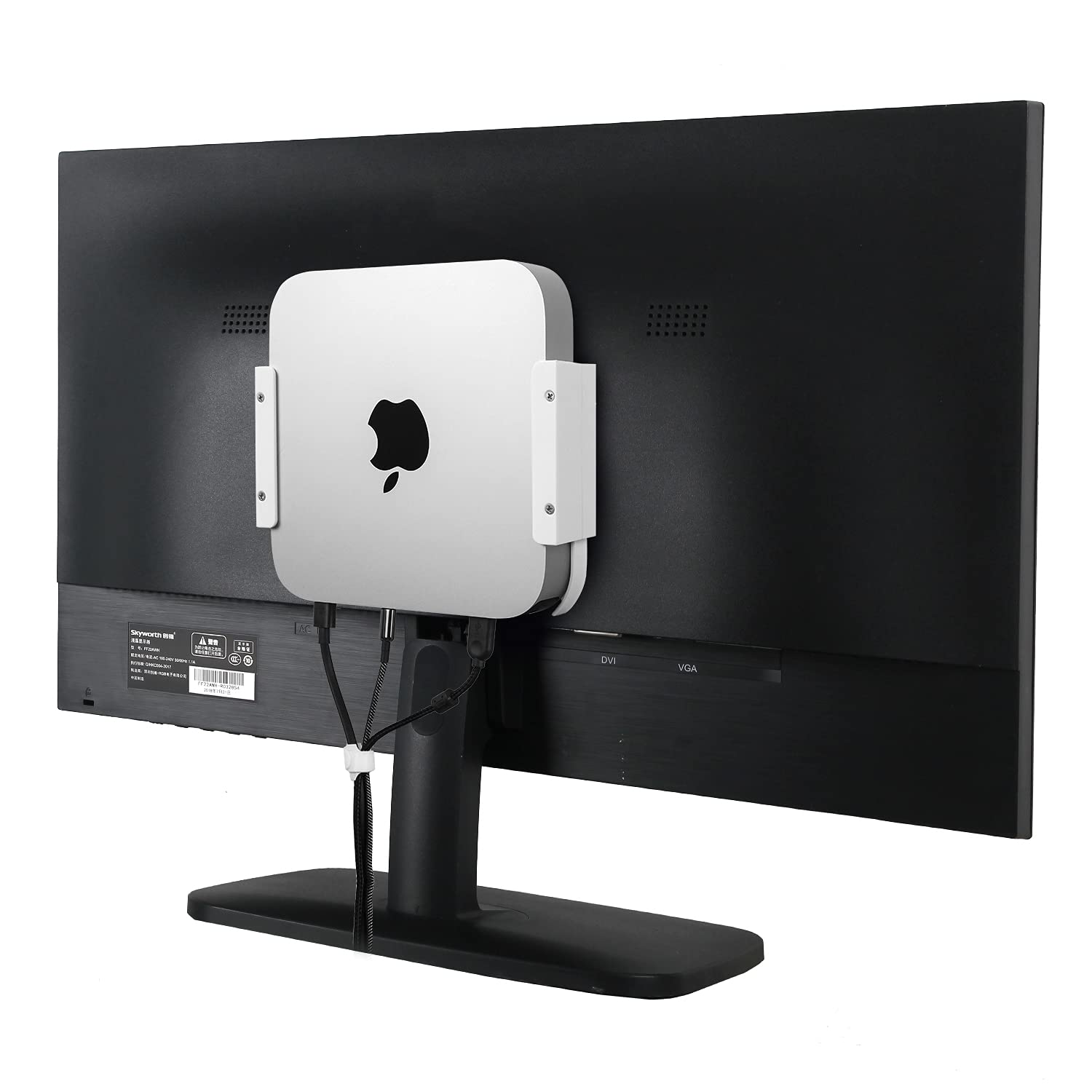 Hosanwell Mac Mini Mount | Custom Mount For The Mac Mini, Vesa Compatible, Wall Mount, Under Desk, Multiple Installation Ways