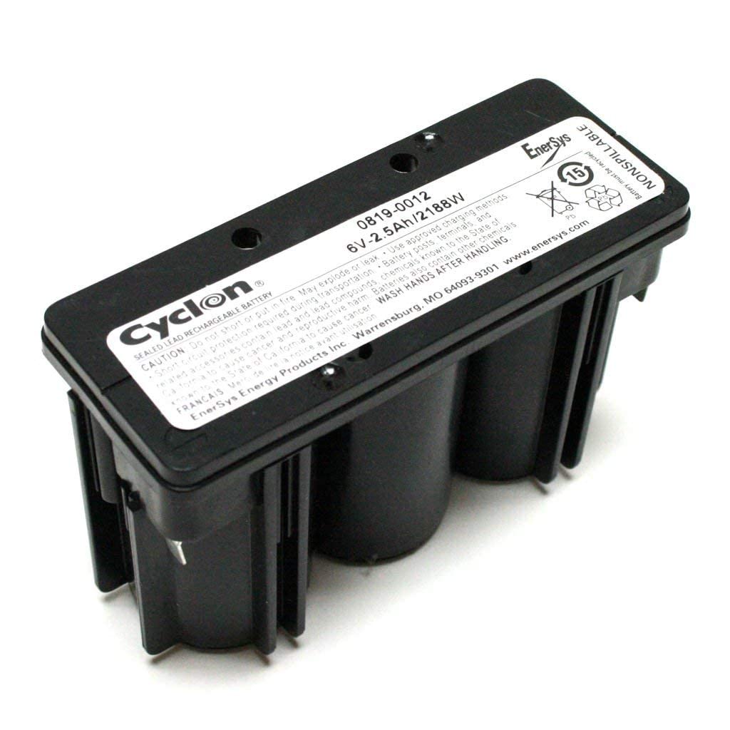 Enersys Cyclon Genuine 0819 0012 6 V 2.5 Ah D Monobloc Sealed Lead Acid Battery