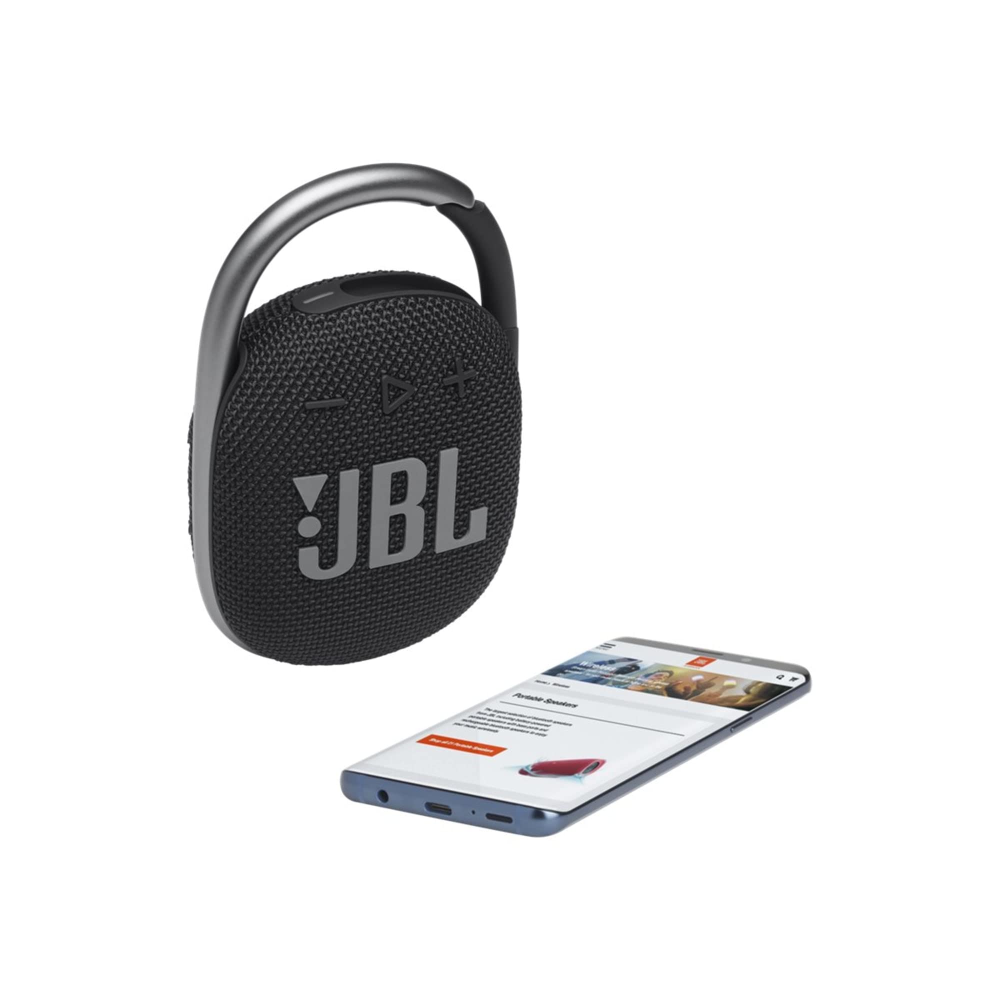 Jbl Clip 4 - Speaker - For Portable Use - Wireless - Bluetooth - 5 Watt - Black