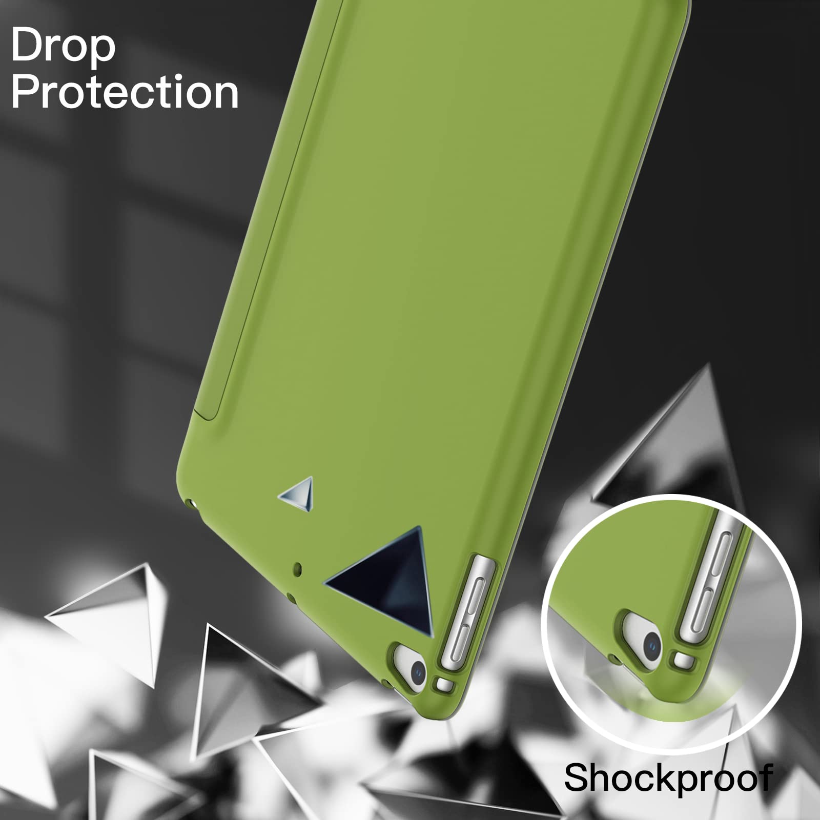 Jetech Case For Ipad Mini 5/4 (2019/2015 Model 5Th/4Th Generation), Protective Hard Back Shell Soft-Touch Tablet Stand Cover, Au