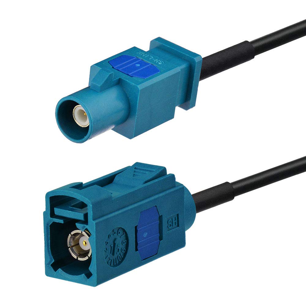 Bingfu Fakra Z Female To Male Vehicle Antenna Extension Cable 1M 3 Feet For Car Stereo Android Head Unit Gps Navigation Fm Am Ra