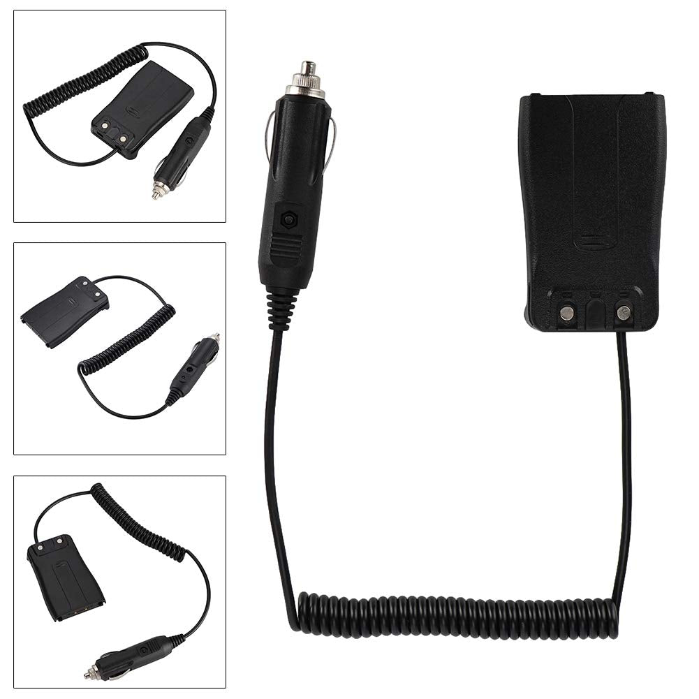 12V Car Radio Battery Eliminator With Charger Adapter For Bf 666S 777S 888S