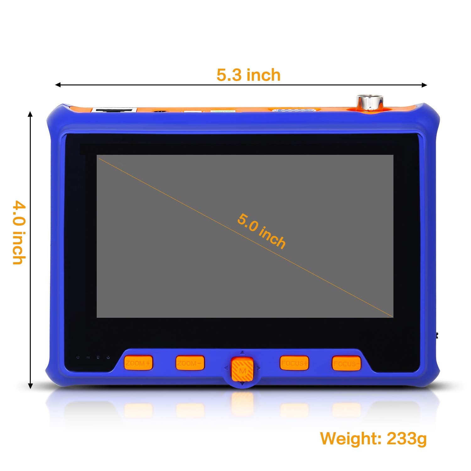 Sgef Portable Wrist Cctv Tester,5 Lcd Monitor,Hdmi In &Vga In,Camera Debugging Helper