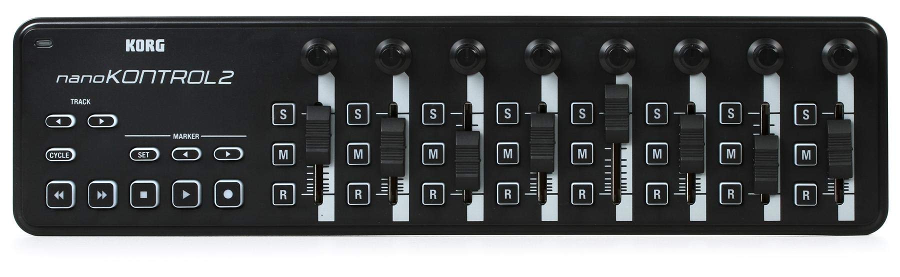 Korg Nanokontrol2 Slim Line Usb Control Surface, Black