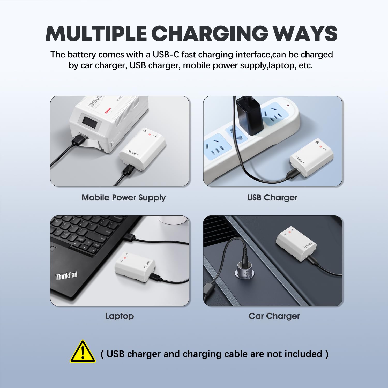Viltrox 2400Mah Np Fz100 Rechargeable Camera Battery, Usb C 2.5Hrs Fast Charging Replacement Battery For Sony A7R Iv, A7R Iii, A