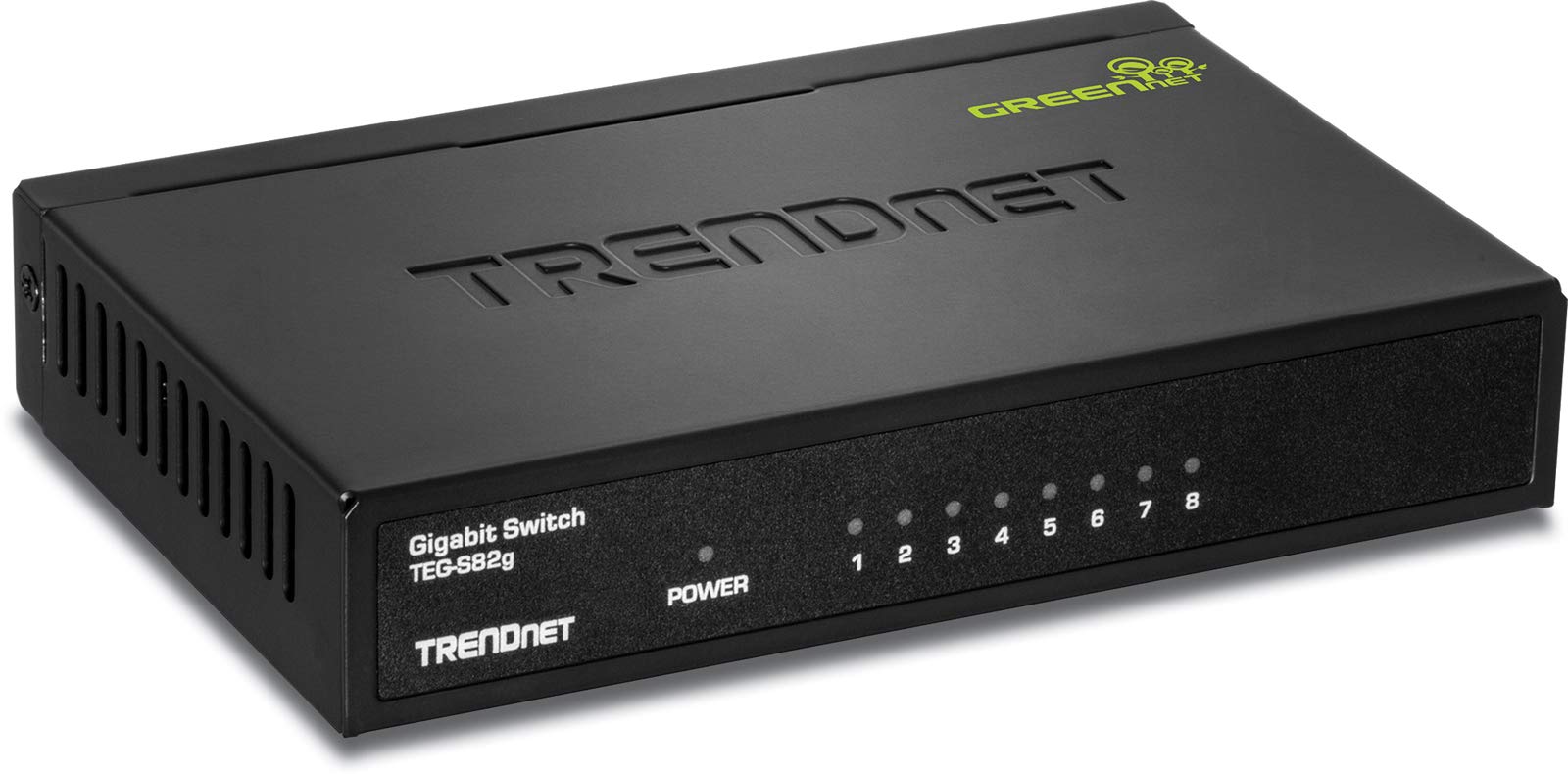 Trendnet 8 Port Gigabit Greennet Switch, Ethernet Network Switch, 8 X 10 100 1000 Mbps Gigabit Ethernet Ports, 16 Gbps Switching