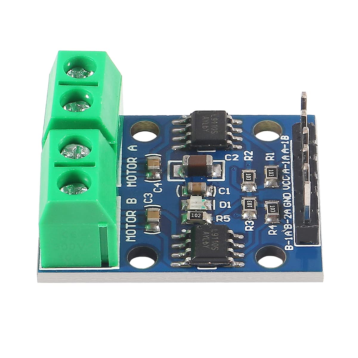 Aceirmc 6Pcs L9110S Dc Motor Drive Module Stepper Motor Drive Controller Board 2.5 12V H Bridge Can Drive Dual Dc Motor At The S