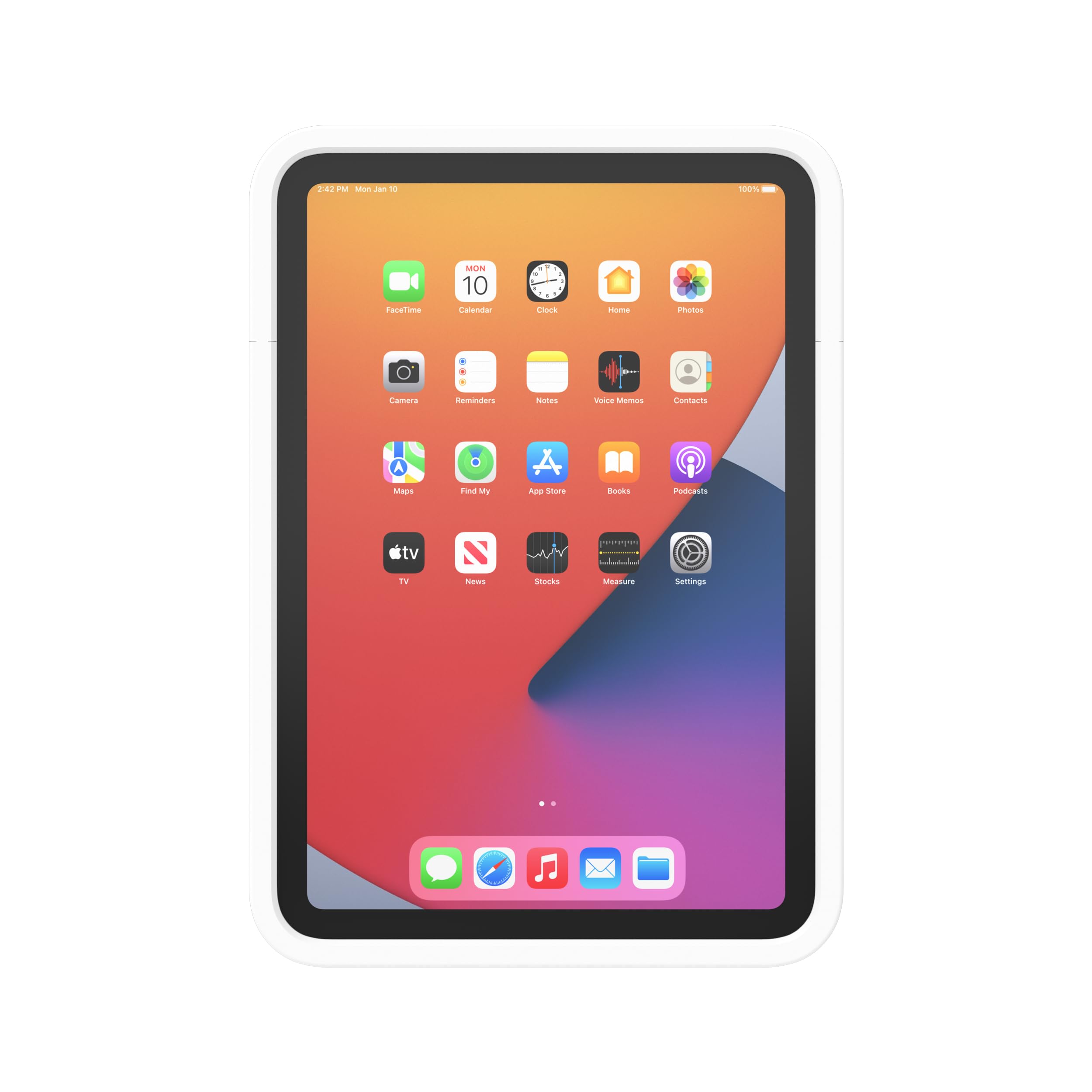IPORT Contactless Charging Protective Case 6th Generation USB type-C for iPad mini 8.3 CONNECT PRO Case mini 6 (White)