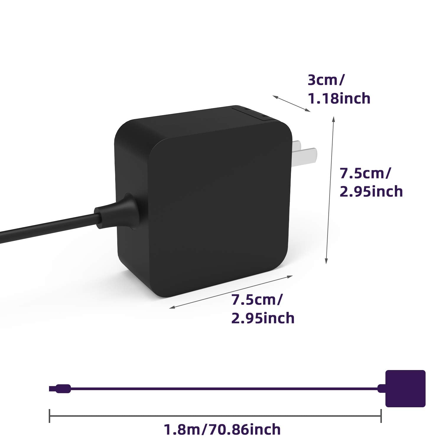 Samsung Laptop Charger, Usb C Laptop Charger 65W For Chromebook 4 4+ Galaxy Book Pro 360 Notebook 7 9 Pro Galaxy Tab, Xe521Qab X