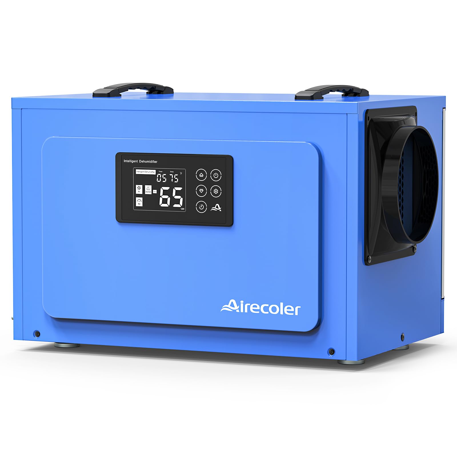 Airecoler 125 Pints Commercial Dehumidifier For Crawl Spaces & Basements With Drain Hose, Industrial Grade Water Damage Restorat