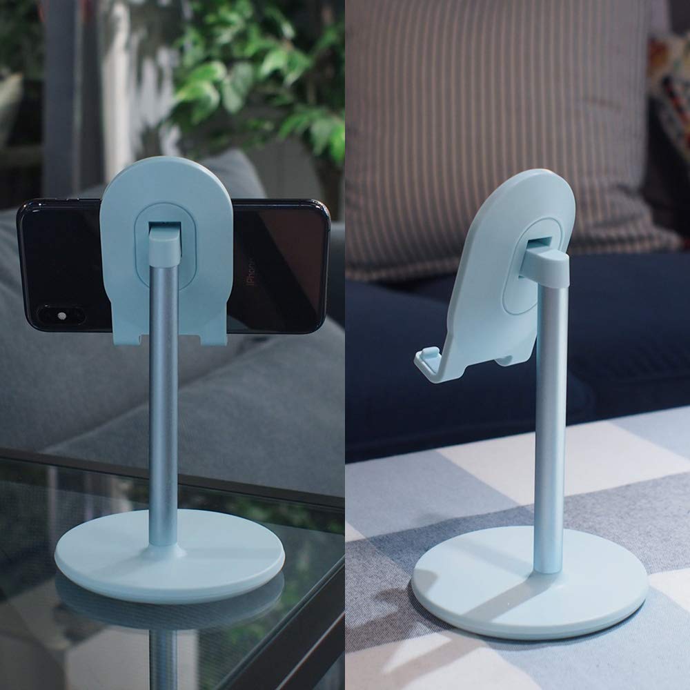 Bright Stone Phone Stand For Desk, Adjustable Cell Phone Holder For Desk, Compatible With 4'' 12.9'' Phones/Tablet/Iphone/Ipad/S