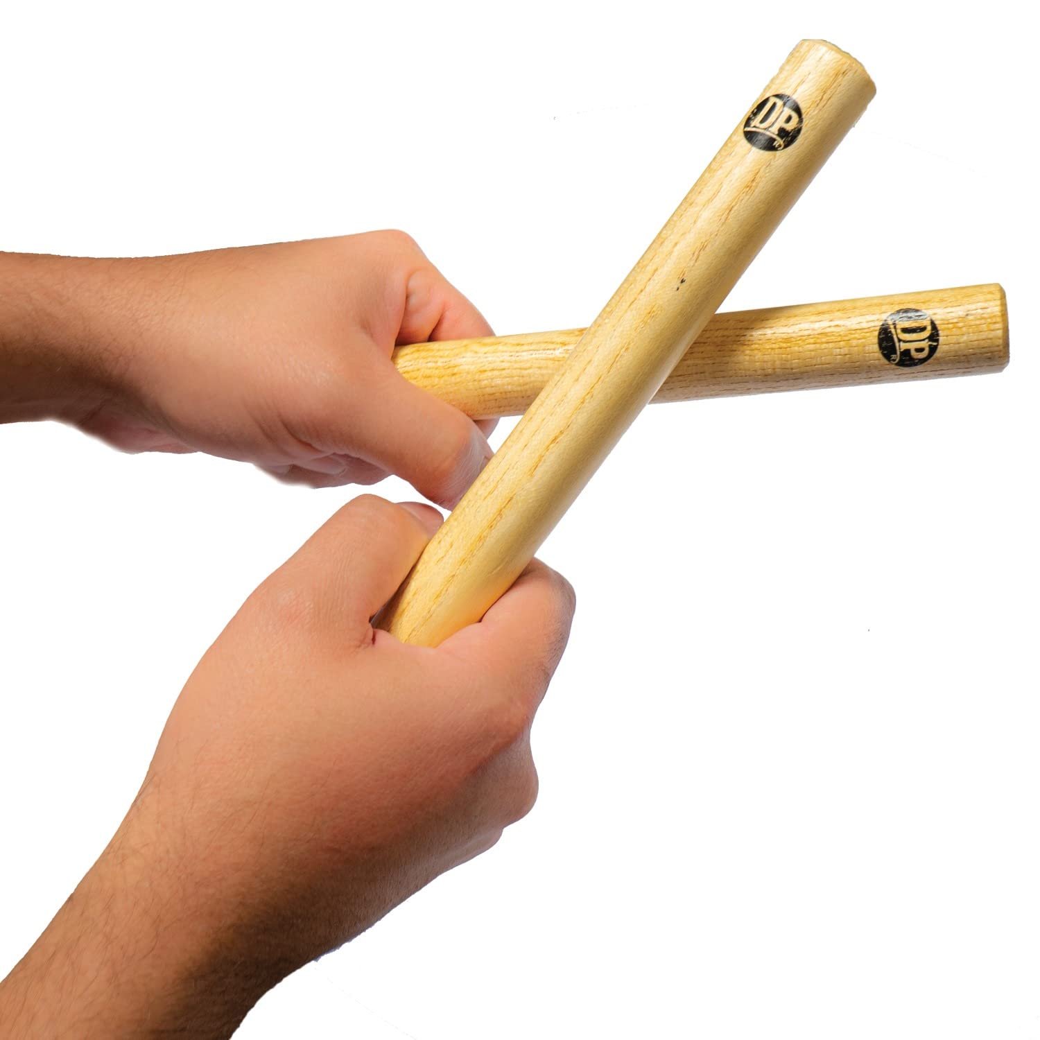 Dp Music Hand Percussion Musical Instrument Set   Include: 1 Pair 8 Inch Rhythm Sticks Wood Claves And 1 Pair Egg Shakers (Green