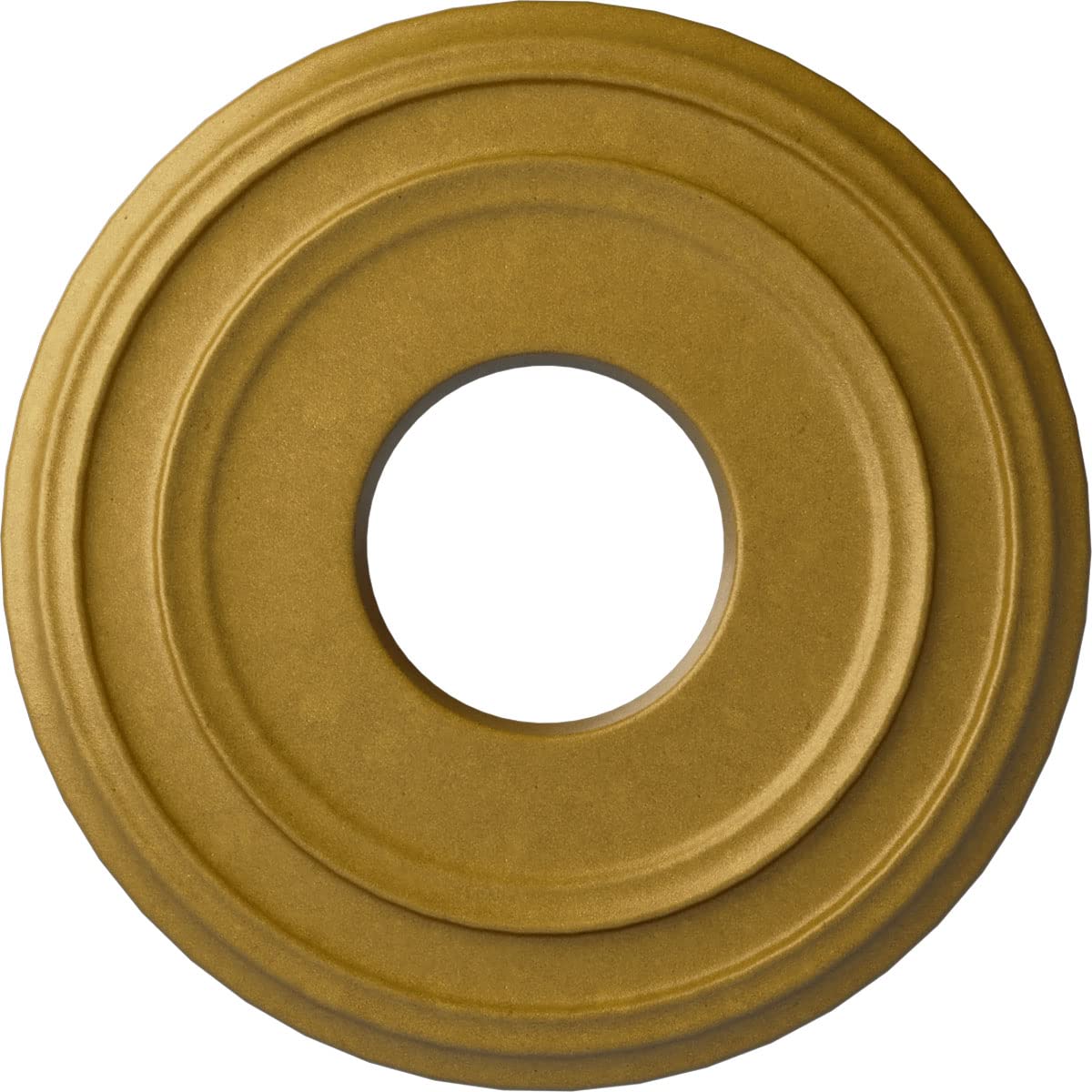Ekena Millwork Classic Hand-Painted Ceiling Medallion, Pharaohs Gold