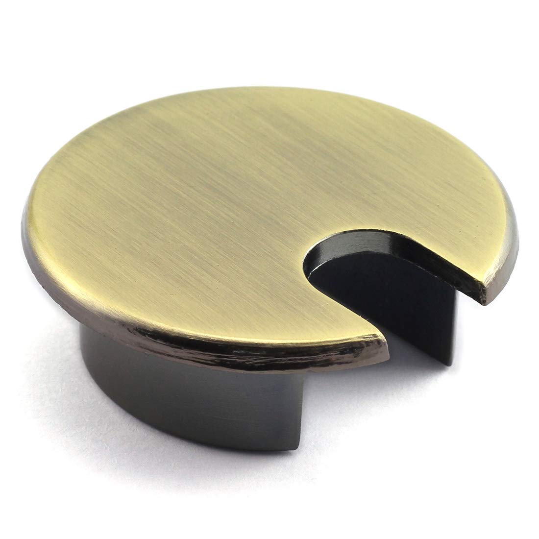 Hj Garden 1Pc 1 3/8 Inch (35Mm) Desk Wire Cord Cable Grommets Hole Cover For Office Pc Desk Cable Cord Organizer Zinc Alloy Cove