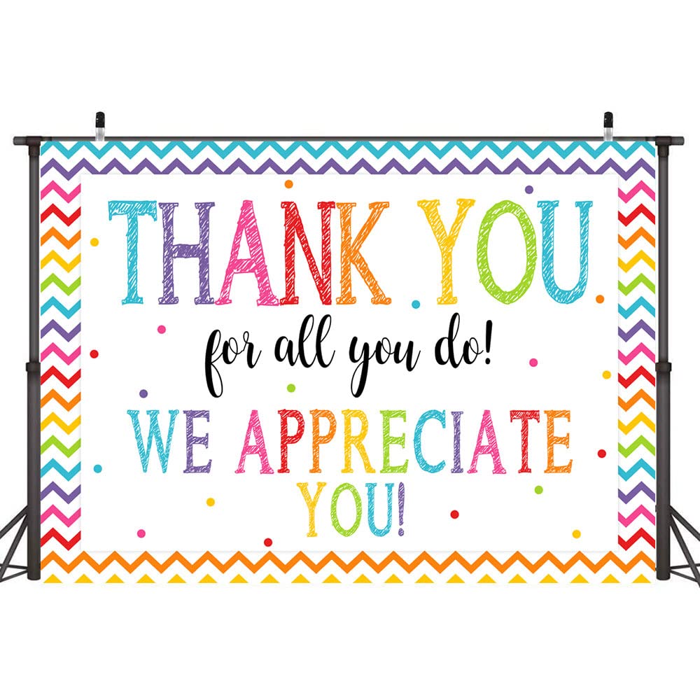 9X6Ft Thank You For All You Do Backdrop Congratulations Graduates Background Be Thankful To The Teacher Doctor Staff In Class Of