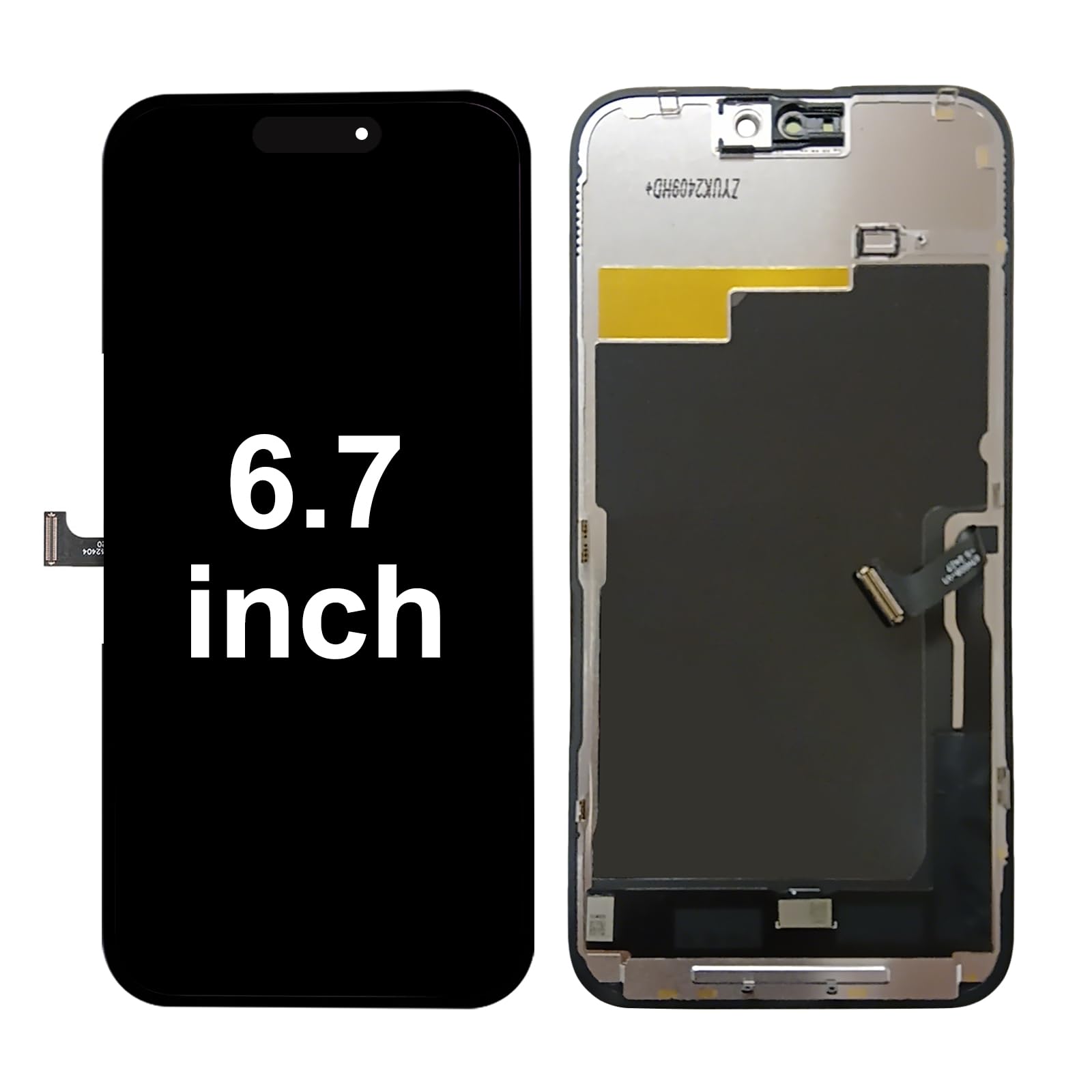 Digi4U Lcd For Iphone 15 Pro Max Screen Replacement, 6.7[3D Touch][Small Notch] Screen For Iphone 15 Pro Max Display Digitizer
