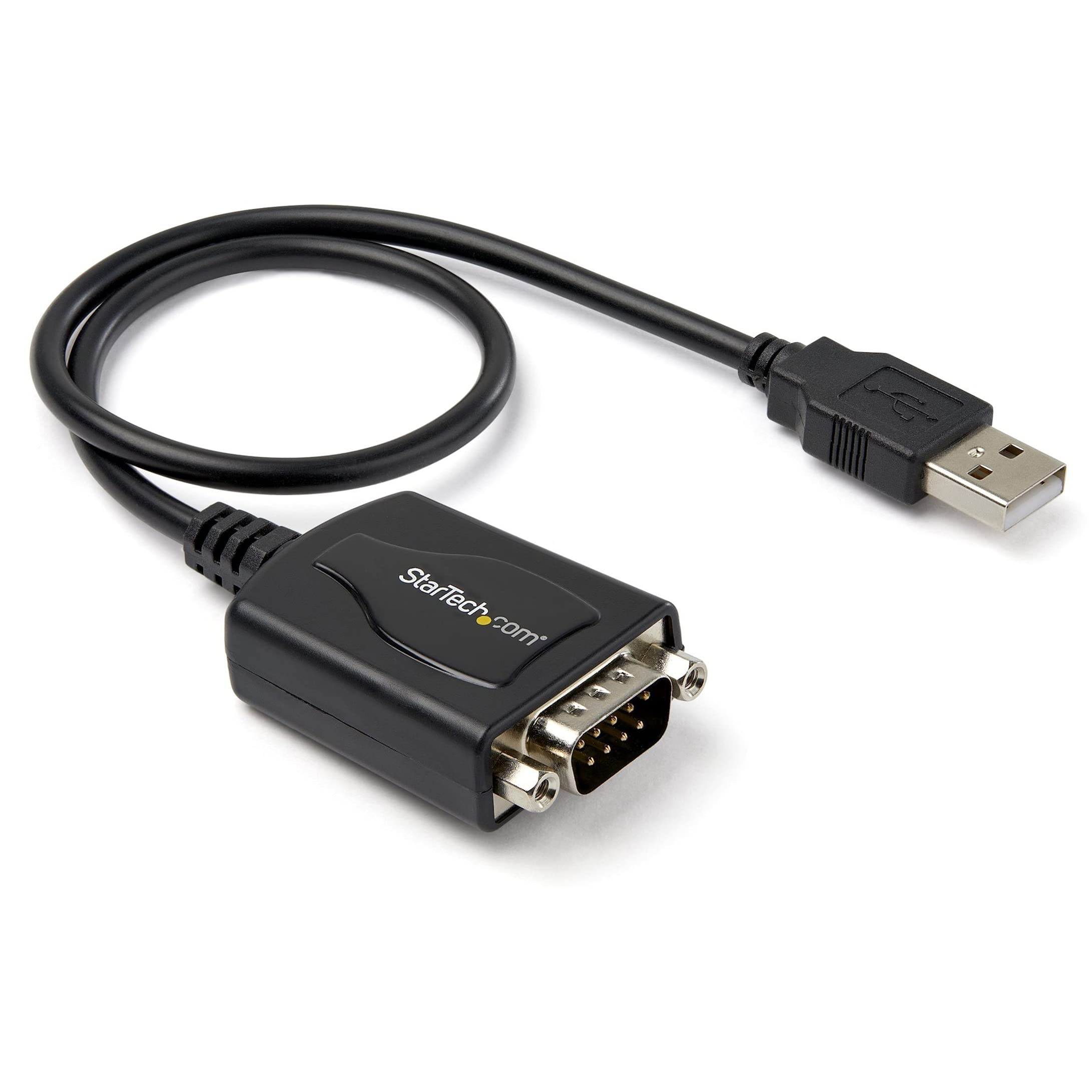 Startech.Com Usb To Serial Adapter   1 Port   Com Port Retention   Texas Instruments Tiusb3410   Usb To Rs232 Adapter Cable (Icu