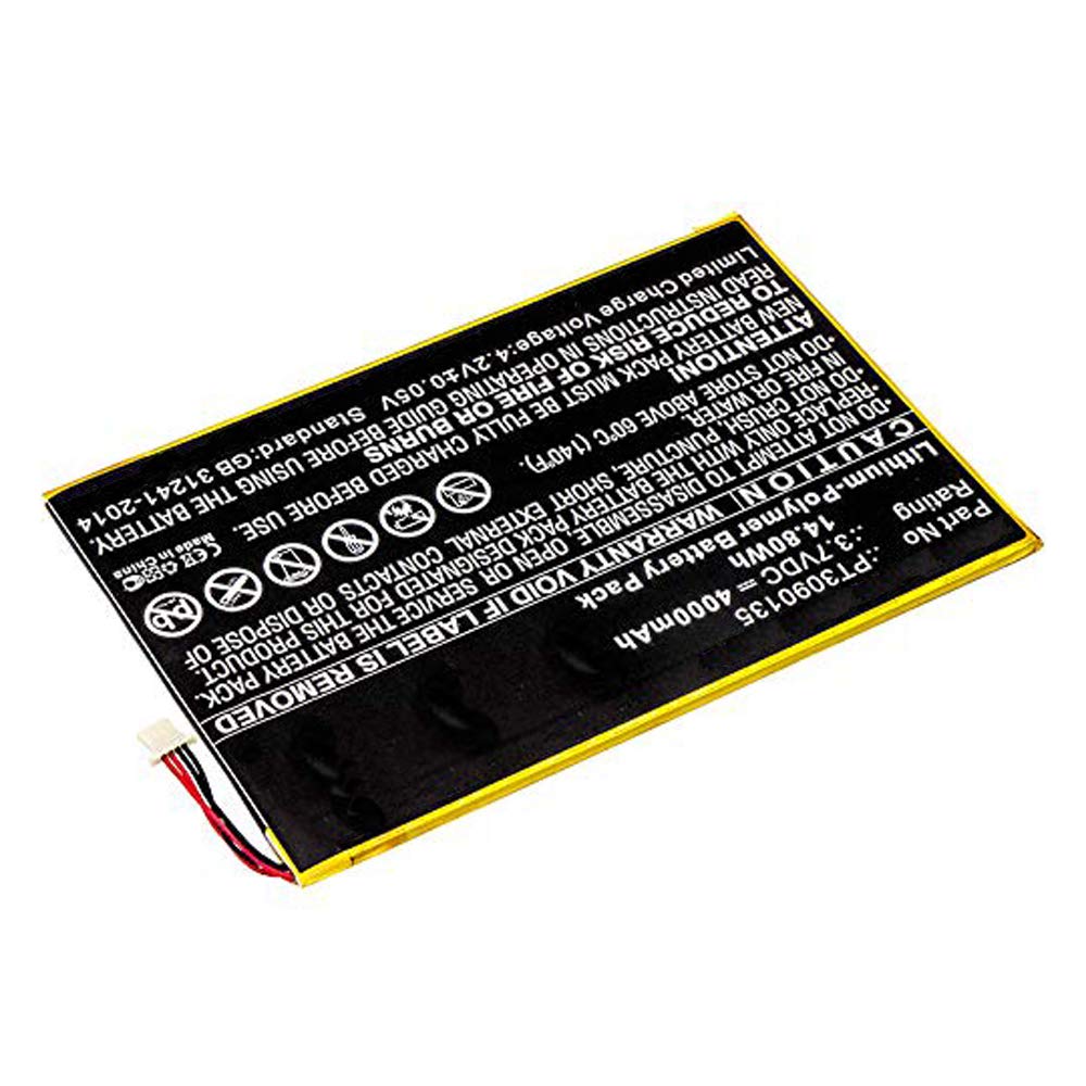 Mpf Products 4000Mah Pt3090135 Battery Replacement Compatible With Rca Galileo Pro 11.5'' Rct6513W87, Viking Pro 10    Rct6303W8