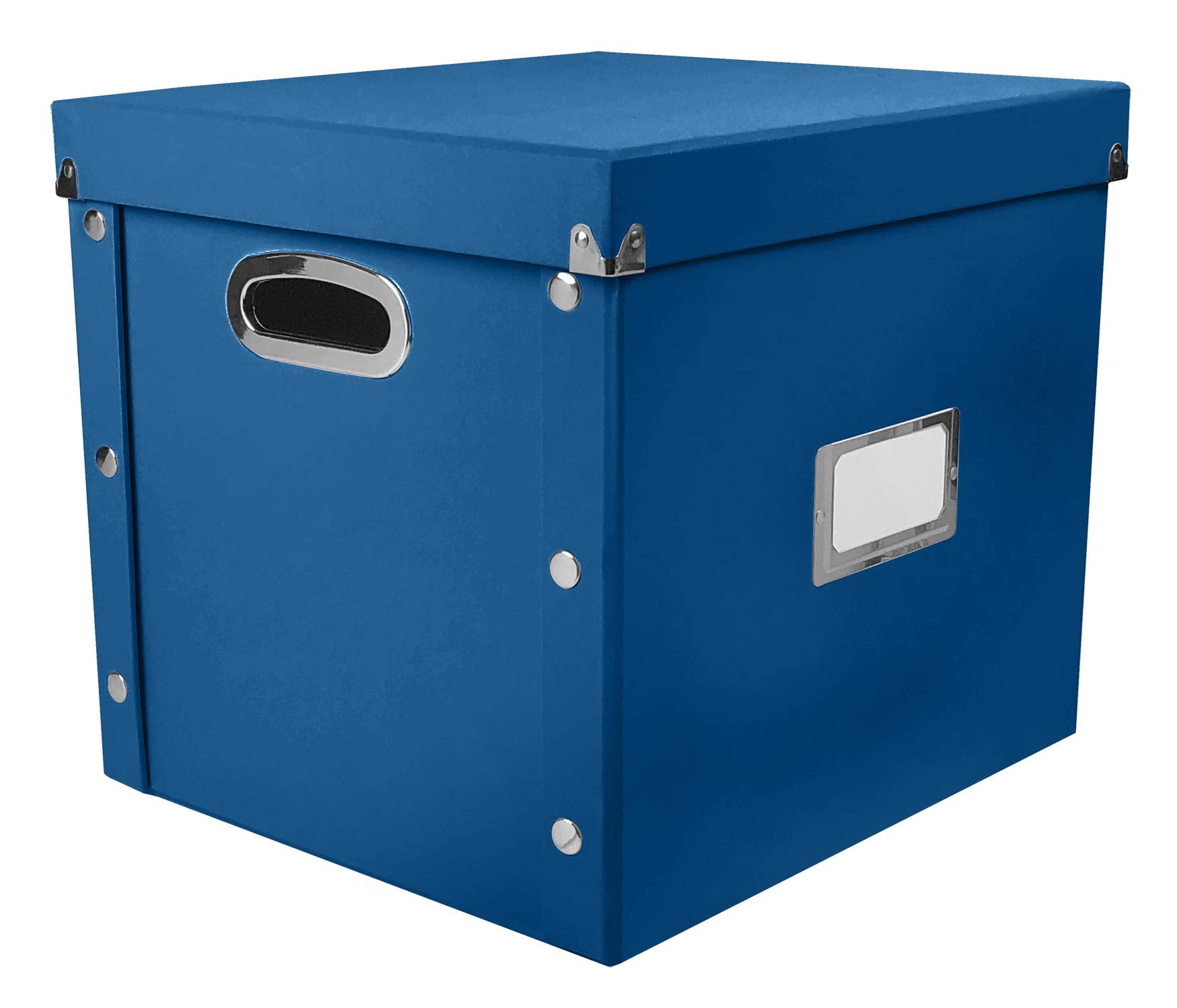 Snap N Store Vinyl Record Storage Box   Pack Of 1 13.2 X 12.625 X 12.5 Inch Lp Holder With Lid For 12 Inch Records   Crate Holds