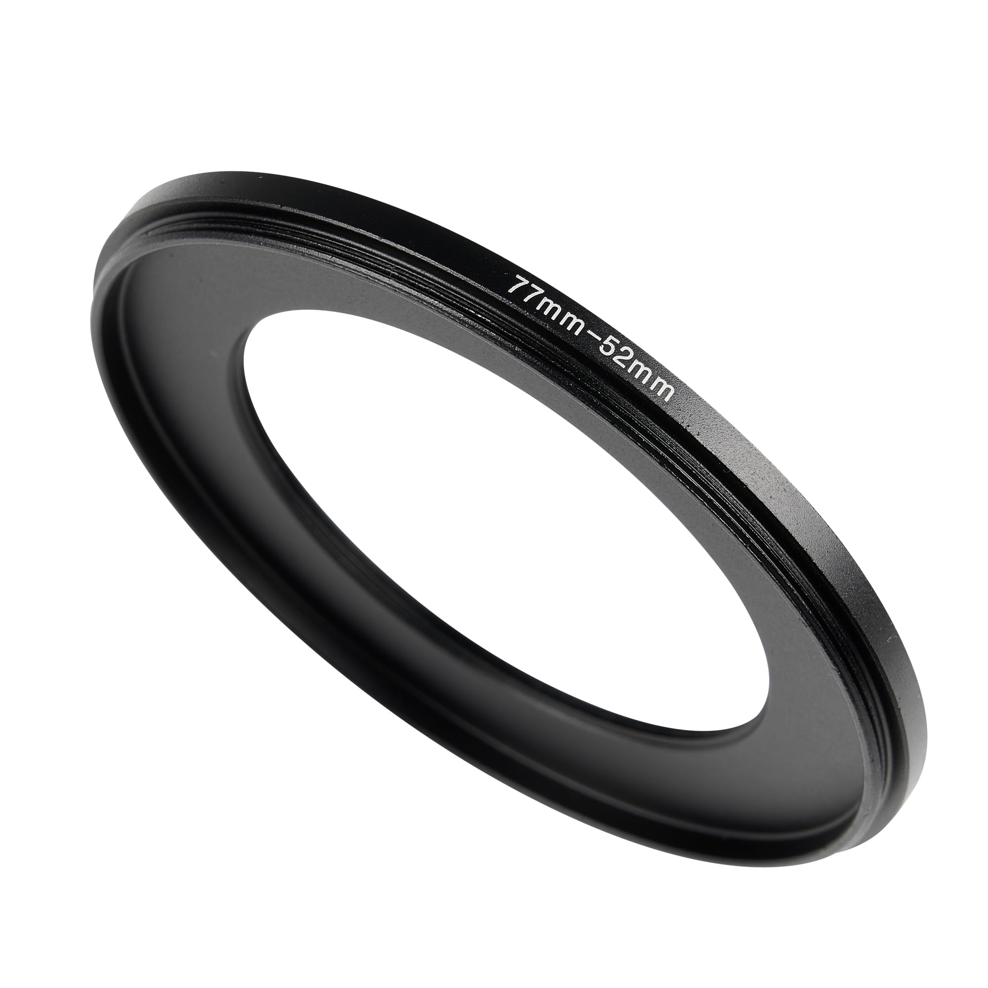 Wiiye 77Mm To 52Mm Step Down Ring Filter Adapter, 77Mm To 52Mm Step Down Ring Adapter,For All Brands Uv Nd Cpl Metal Step Down R