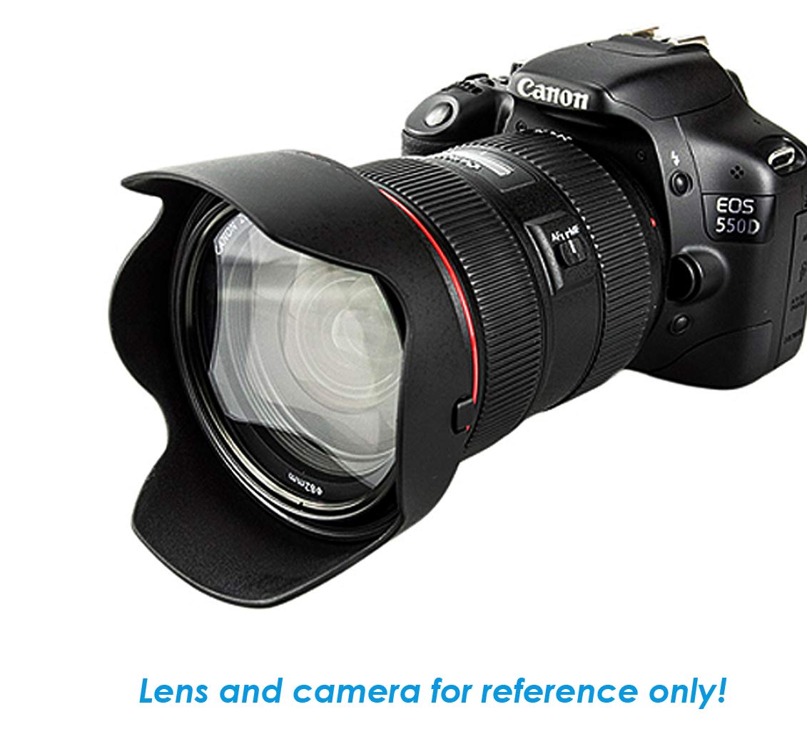 Fotasy Dedicated Tulip Bayonet Lens Hood For Canon Ef 24 70Mm F/2.8L Ii Usm Lens, Canon 24 70Mm 2.8 L Ii Lens Hood, Replacement