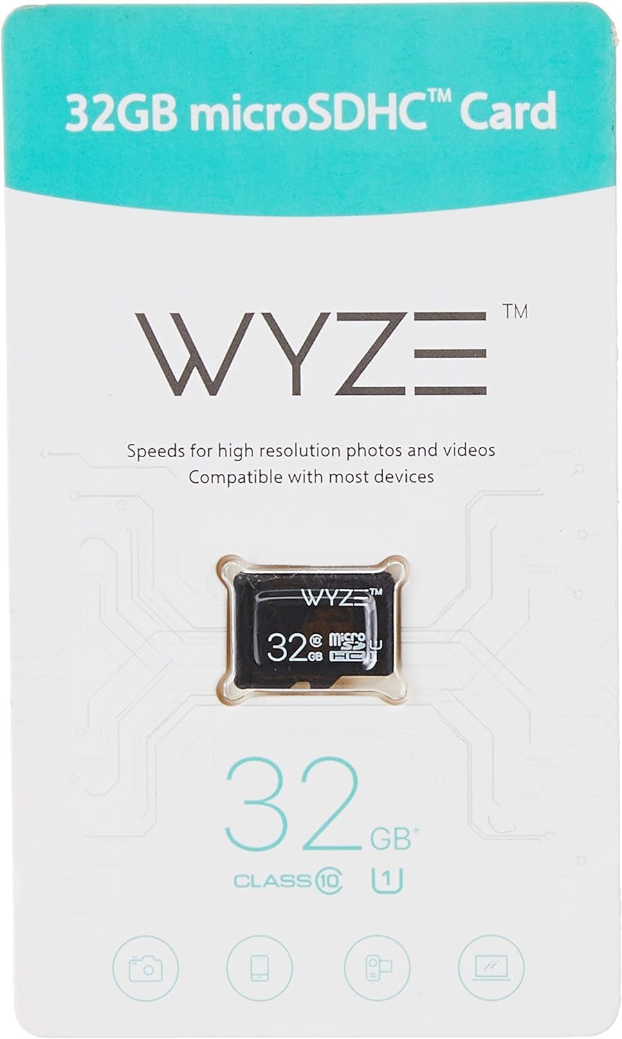 Wyze Expandable Storage 32Gb Microsdhc Card Class 10, Black