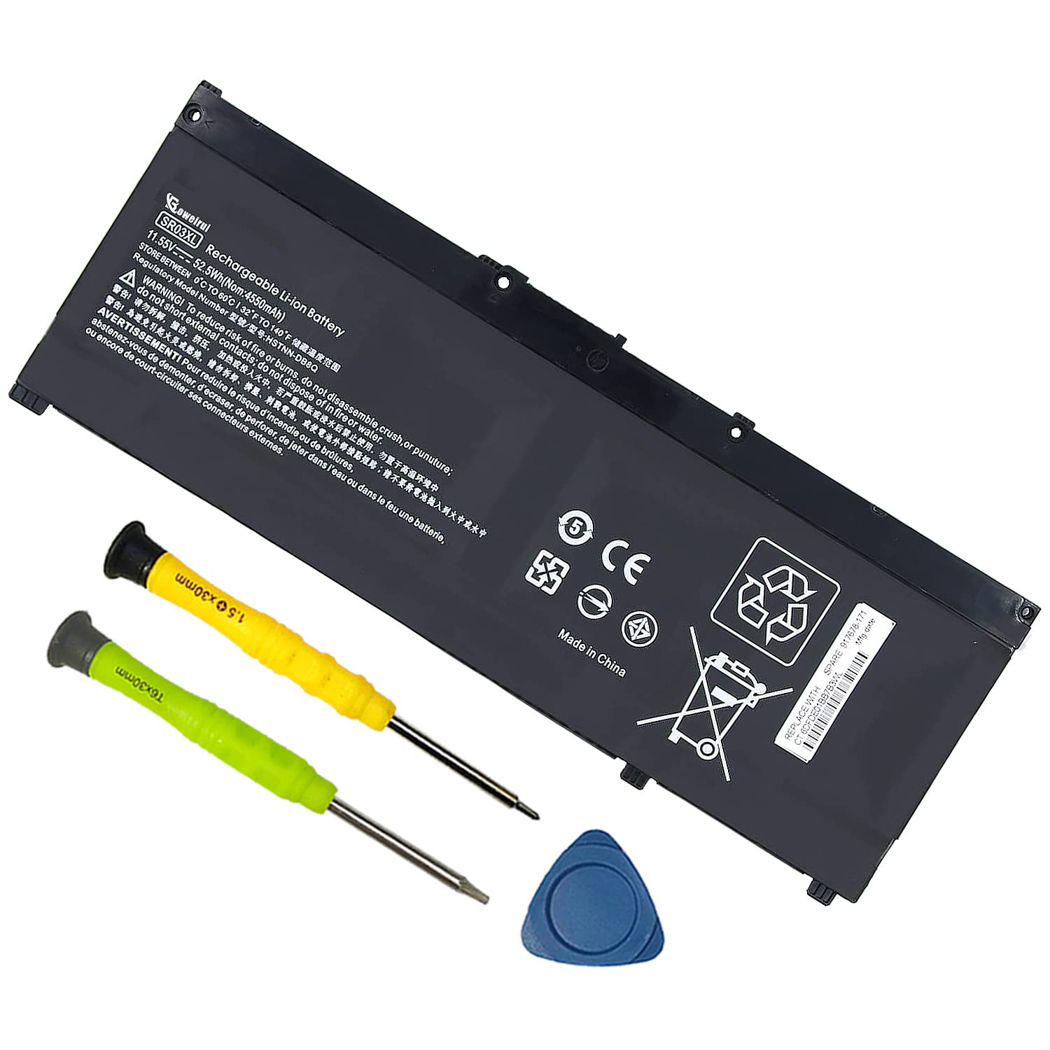 Boweirui Sr03Xl Sr04Xl L08855 855 Laptop Battery For Hp Pavilion 15 Cx 15 Cx0Xxx 15 Cx0058Wm 15 Cx0056Wm Envy X360 15 Cn 15 Cp 1