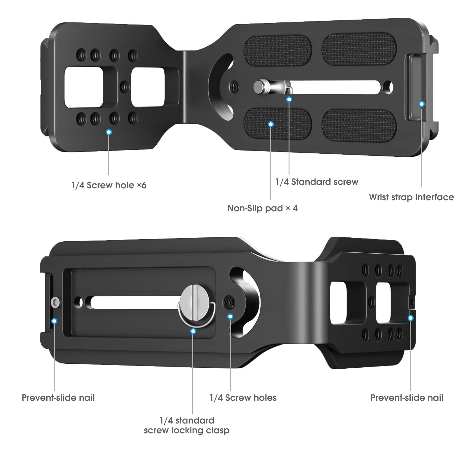 Dslr Camera L Bracket Vertical Horizontal Switching Tripod Quick Release Plate Compatible With Canon Nikon Sony Dji Osmo Ronin Z
