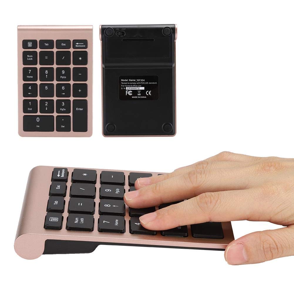 Numeric Keypad, 22 Keys Numeric Keypad With Usb Receiver For Laptop, Desktop, Computer, Pc Compatible With Android, Windows, Os.