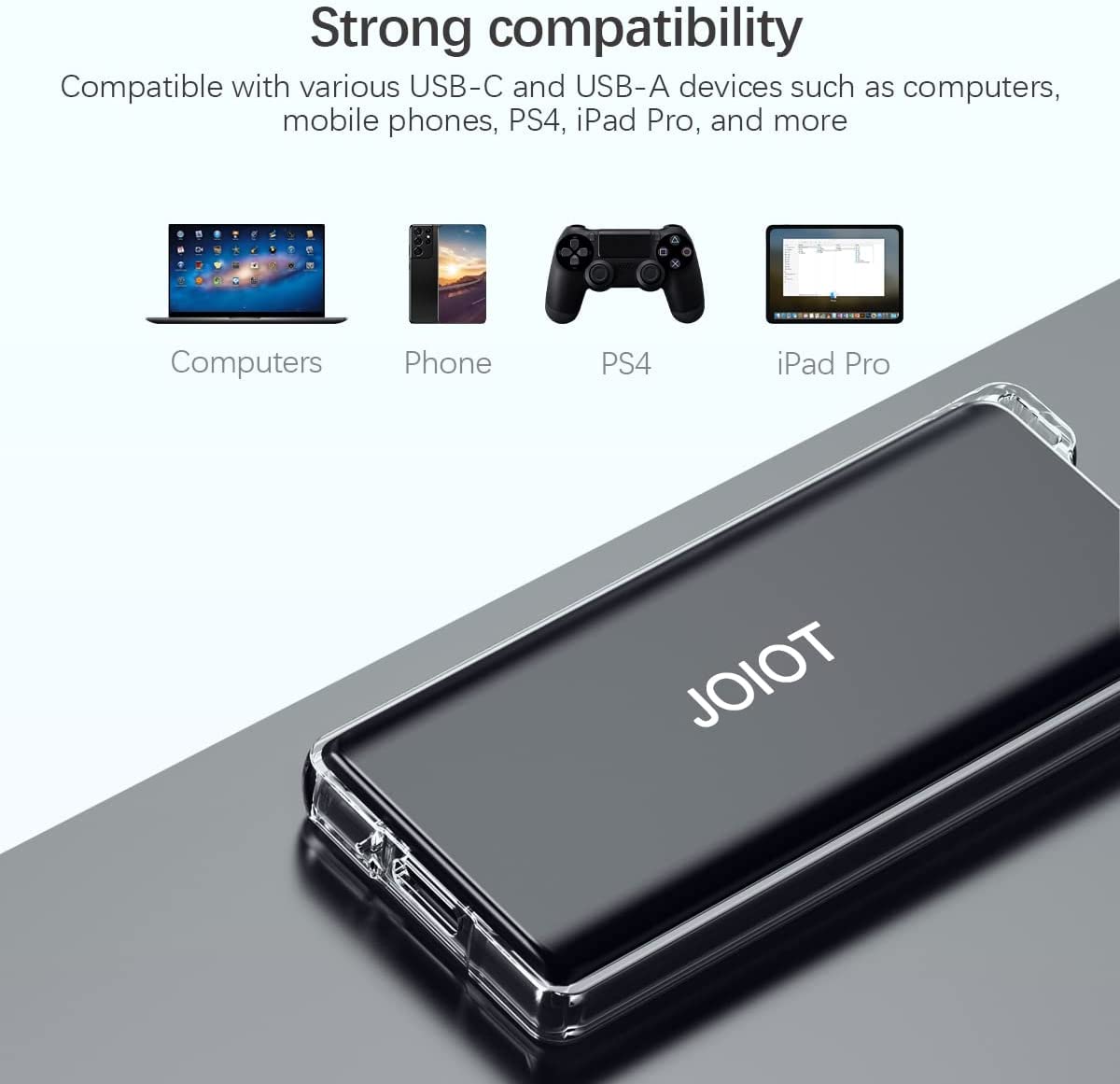 Joiot 250Gb Ssd External Hard Drive,Up To 540Mb/S,Usb 3.1 Gen2,External Solid State Drive Compatible With Ps4 / Ps5 / Windows/Ma