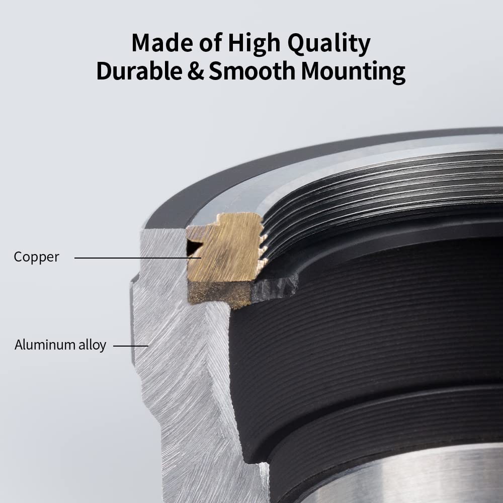 K&F Concept Lens Mount Adapter M39 L Manual Focus Compatible With Leica M39 Lens To L Mount Camera Body