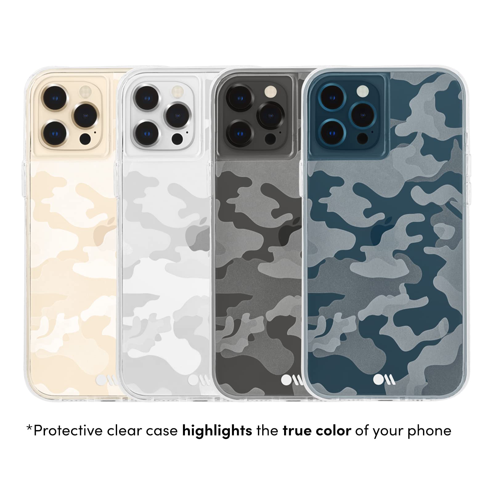 Case Mate   Tough   Case For Iphone 12 Pro Max (5G)   10 Ft Drop Protection   6.7 Inch   Clearly Camo