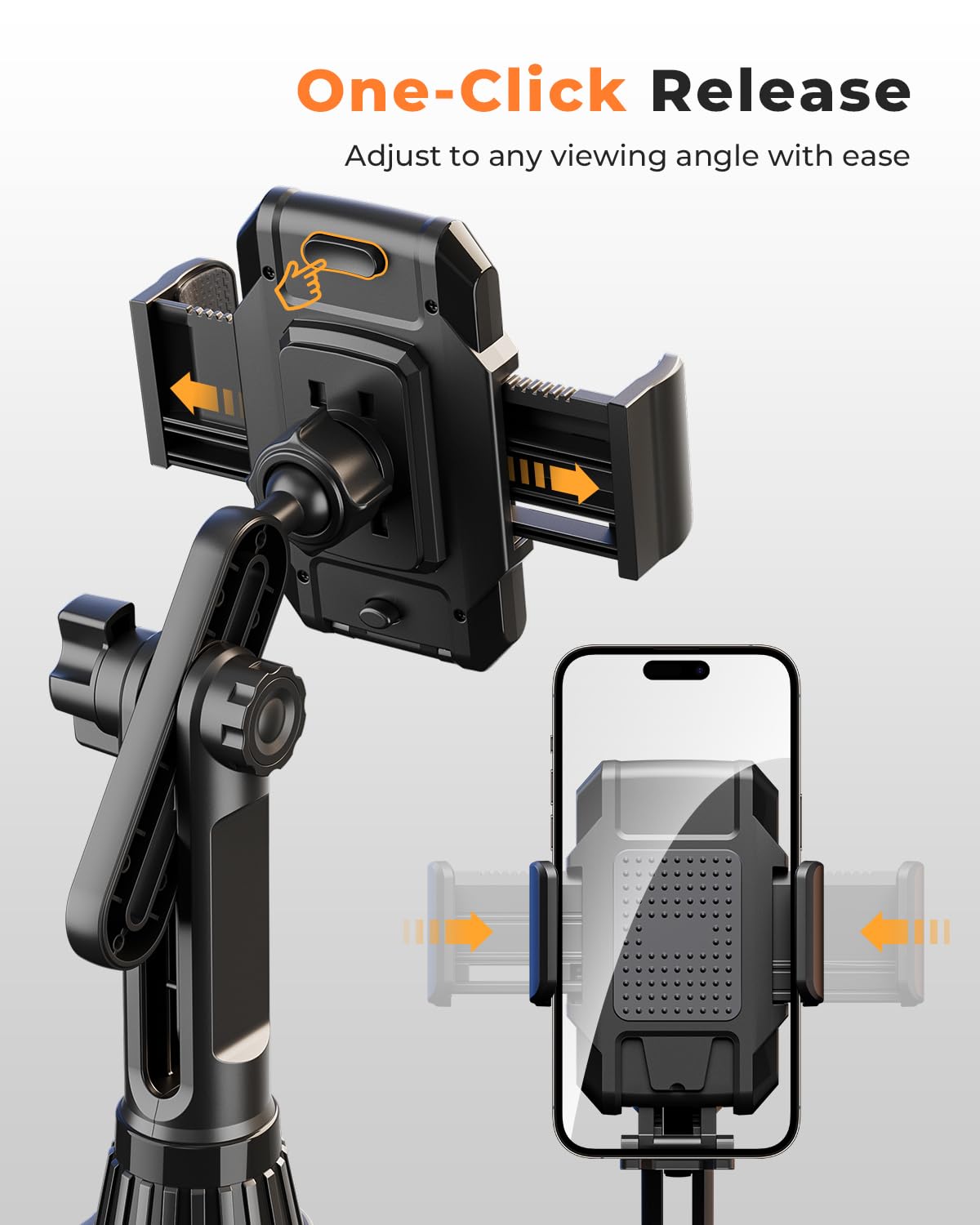 Lorima Cup Phone Holder For Car, Universal Adjustable Car Phone Holders For Your Car, Cup Holder Phone Mount For Cell Phone Ipho