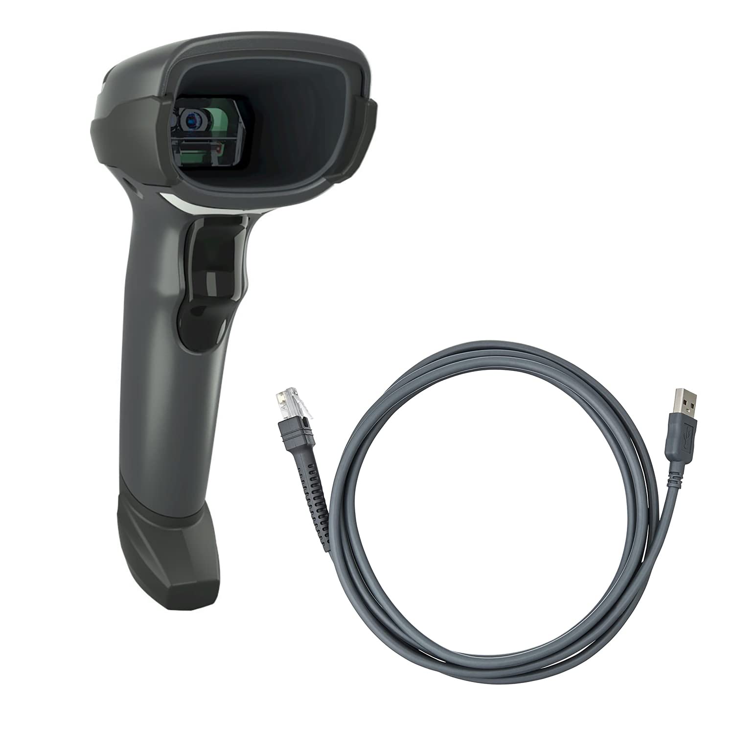 Zebra DS4608-SR Standard Range 1D 2D Handheld Barcode Scanner QR Wired USB Imager Black Corded Screen Code Reader for POS System