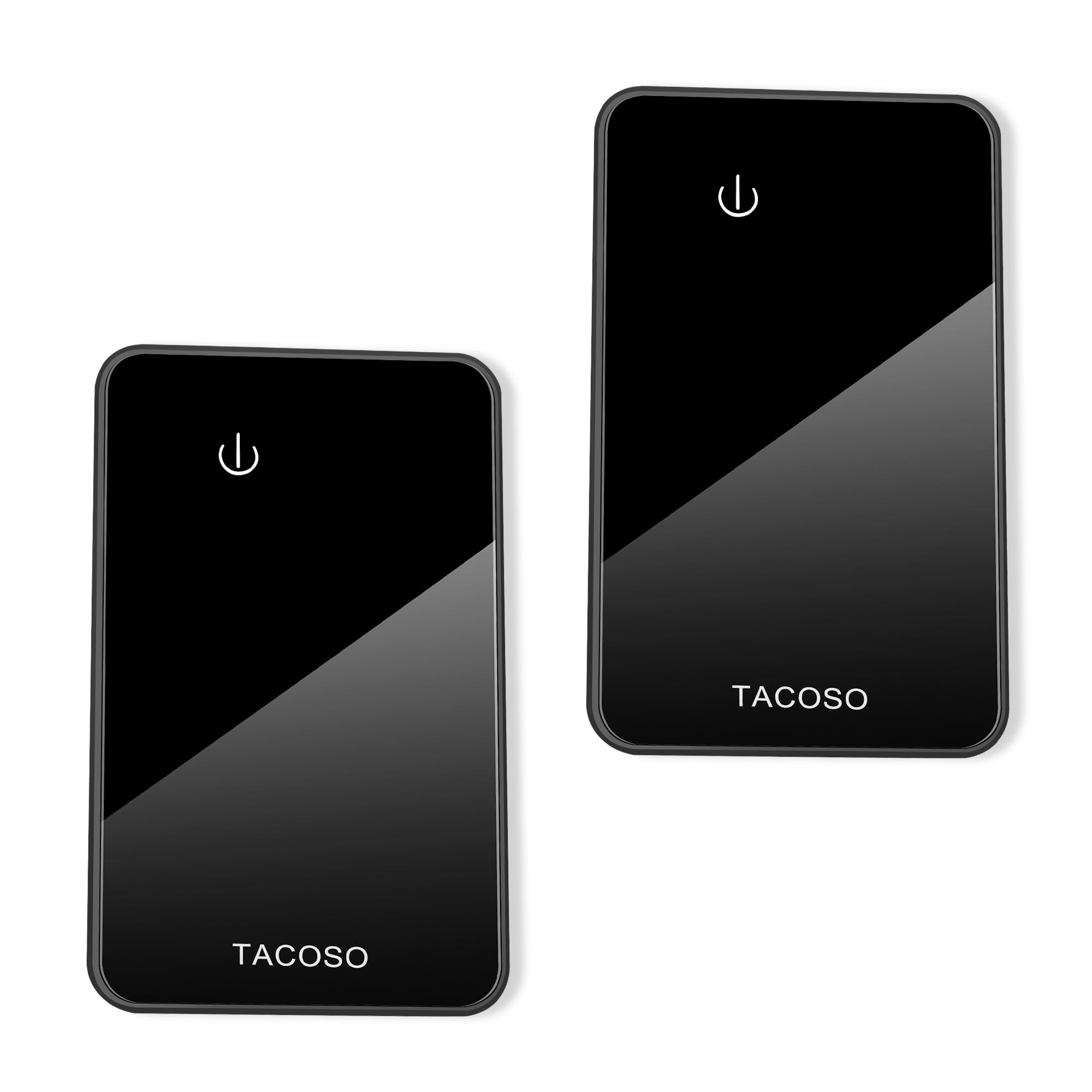 Tacoso Mfi Certified Wallet Tracker Card 2 Pack, Ultra Slim Blutooth Tracker Card For Wallet Finder Tracker Tag Work With Apple