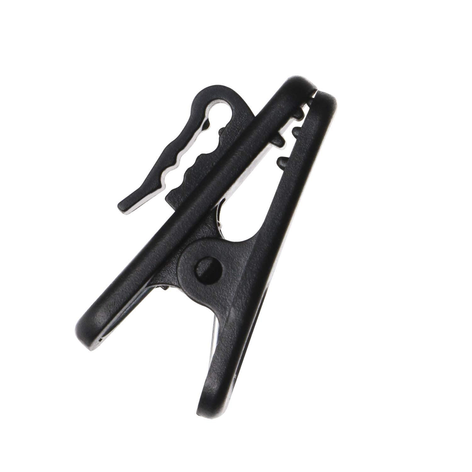 Mini Skater 1 Inch Length Small Earphone Wire Clip Headphone Mount Cable Clothing Clip Earbud Clip To Keep Earphone/Microphone C