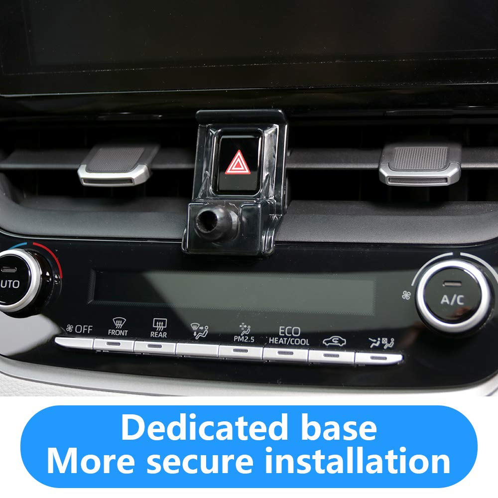 Lunqin Car Phone Holder For Toyota Corolla 2020 2021 2022 2023 2024 2025 And Corolla Cross 2022-2025 & Hybrid Hatchback Auto Int