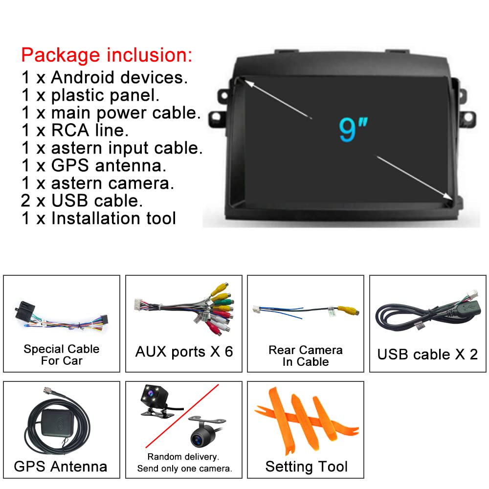 For Toyota Sienna Radio Upgrade 2004 2005 2006 2007 2008 2009 2010 Car Stereo, Built In Dsp Eq Wireless Carplay Android Auto Gps