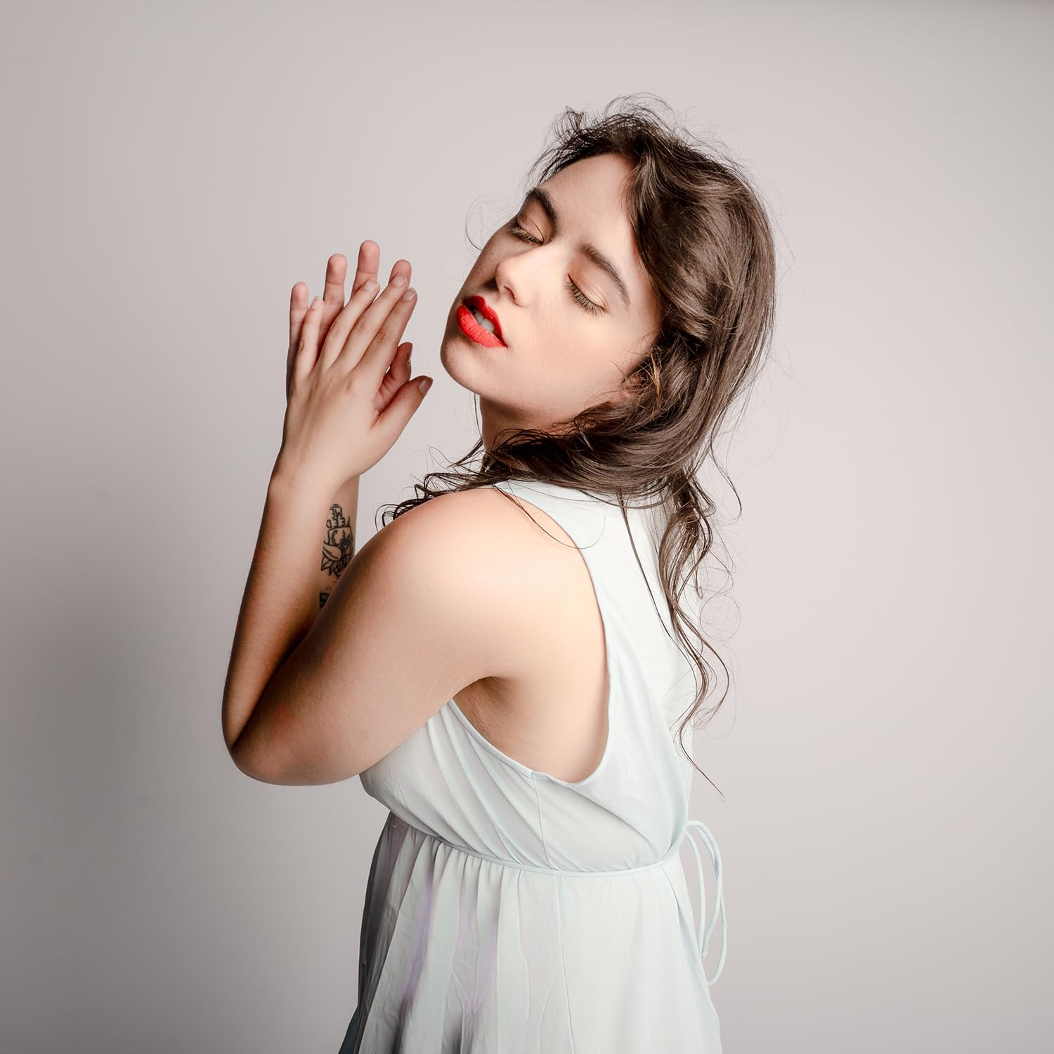 Kate Seamless Paper Backdrop For Photography Solid White Photo Backdrop Paper (53''X32.8' Arctic White)